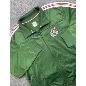 Old Navy Track Jacket XXL Green‎ Zip Active Varsity Y2K Retro